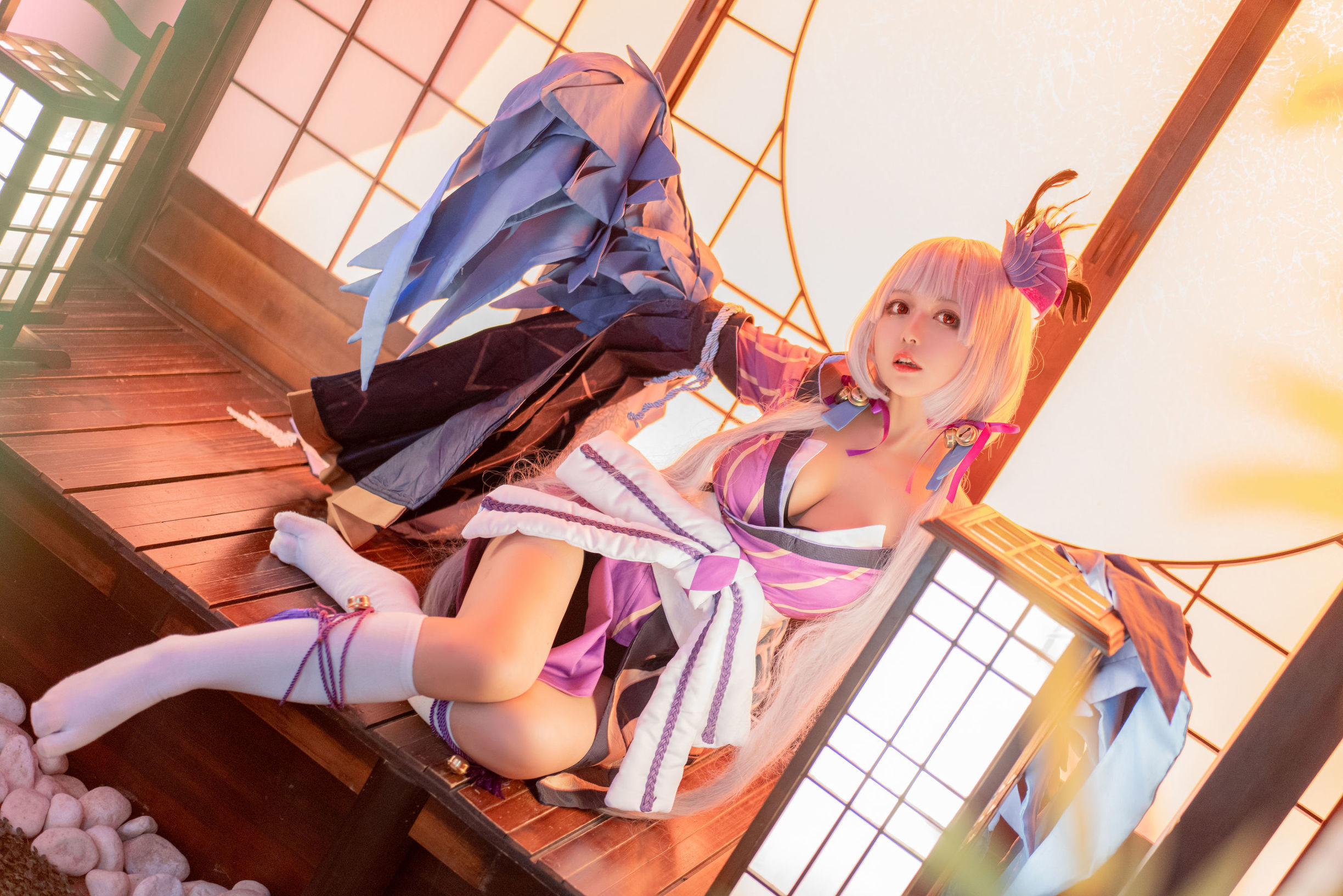 [Cosplay写真]大眼萌妹黑猫猫OvO以津真天插图2
